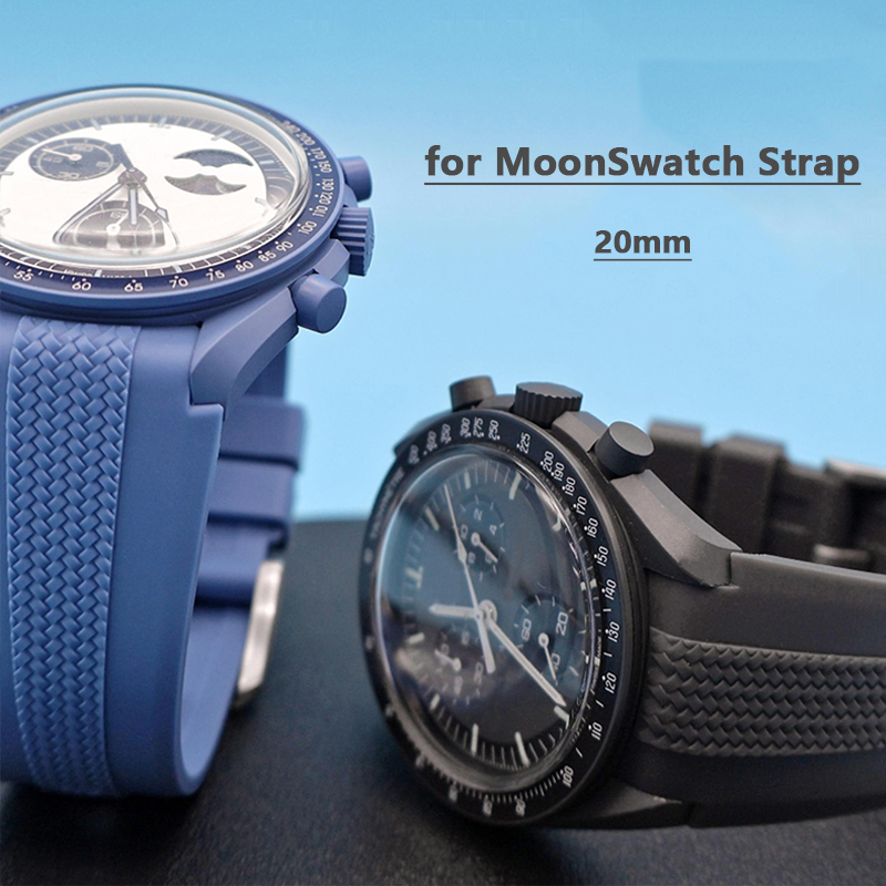 Curved Spring Bar - Rubberen band voor Swatch X Omega