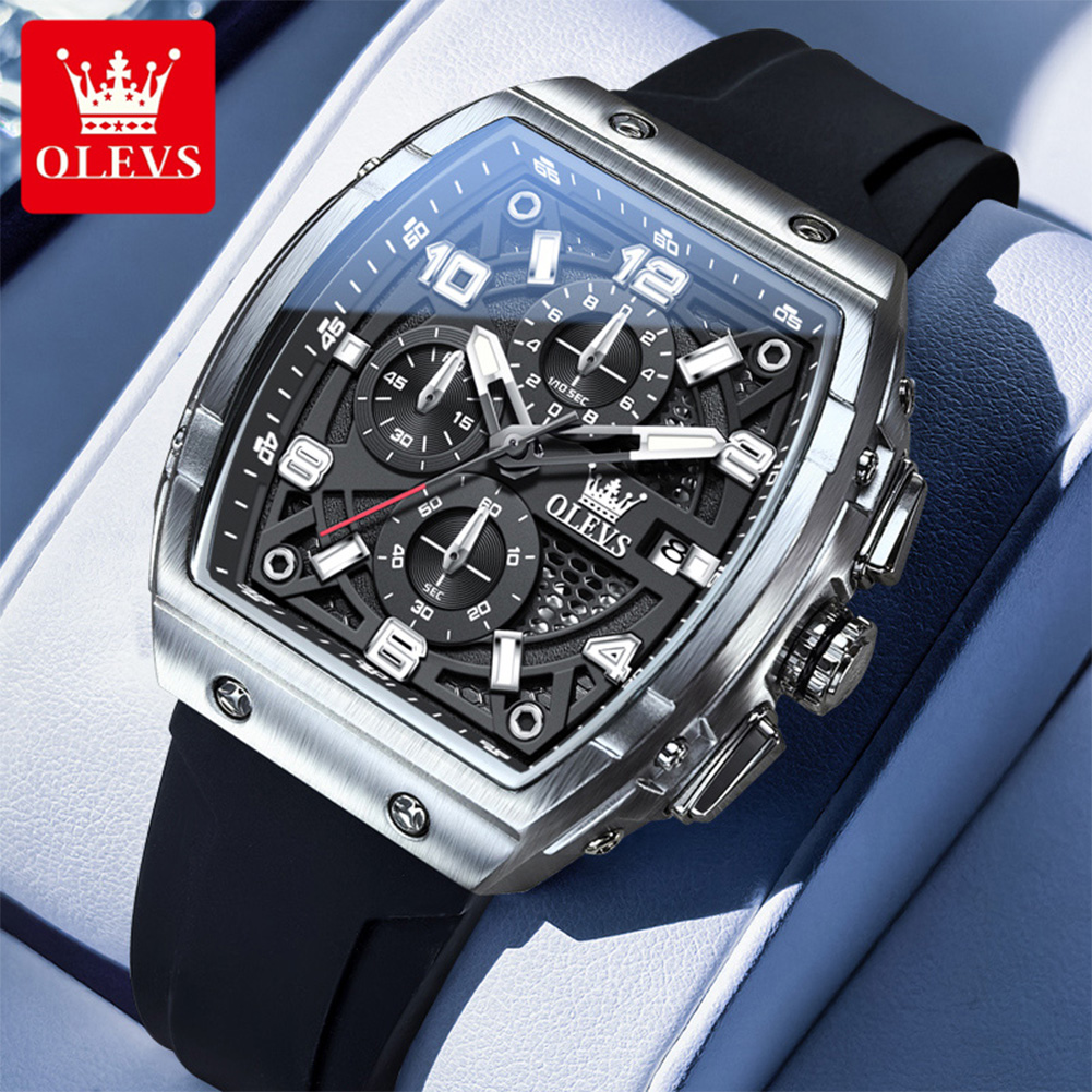 Cartier Watch Tank - OLEVS Herenhorloges 2976, luxe mode Tonneau