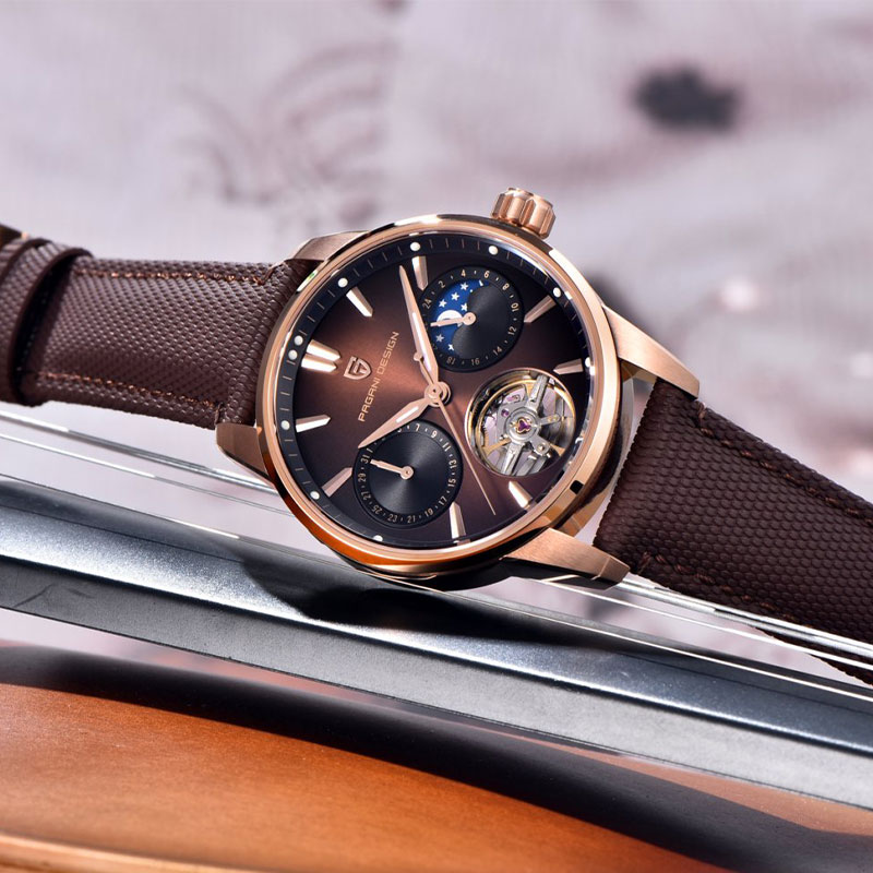 Seiko Watch Presage - PAGANI DESIGN Nieuw YS021 Tourbillon Mechanisch