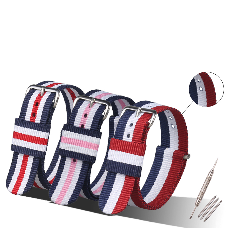 Horlogeband voor DW Nylon Band - Curved Spring Bar recensie en prijs