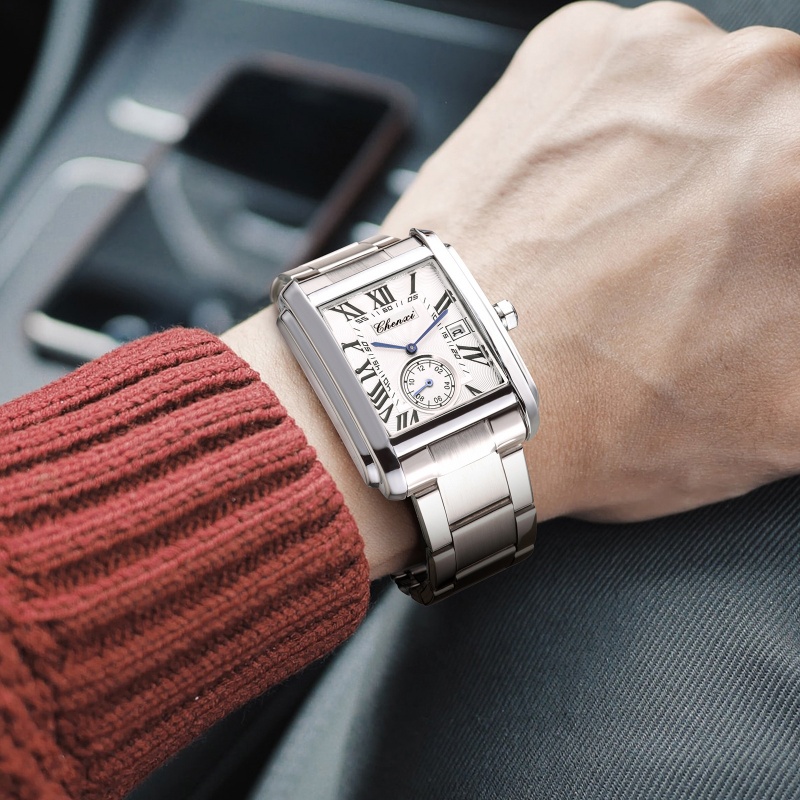 CHENXI 8216 Quartz Horloges Mo - Cartier Watch Tank recensie en prijs