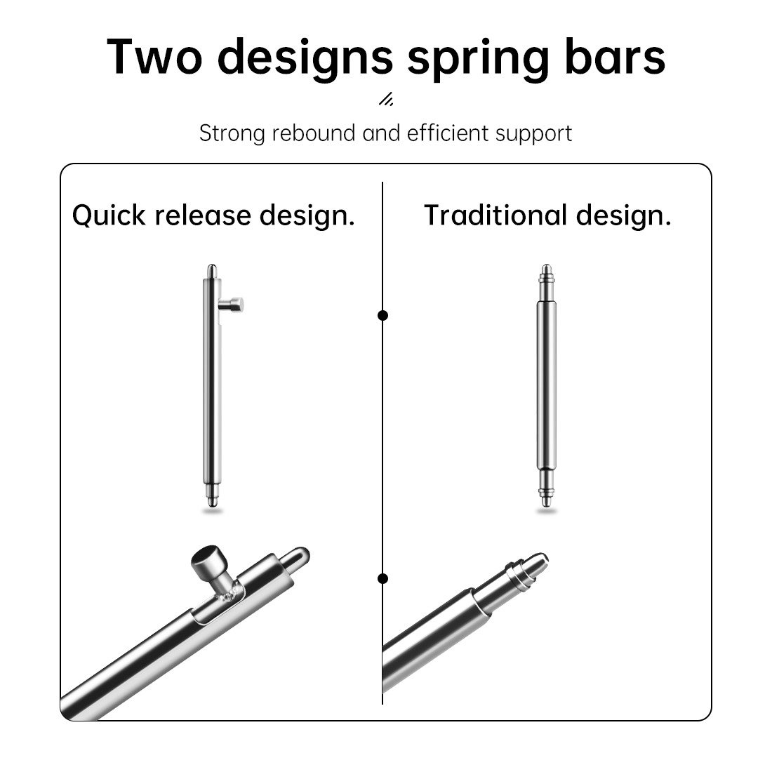 Maikes 316L roestvrij staal sn - Curved Spring Bar recensie en prijs