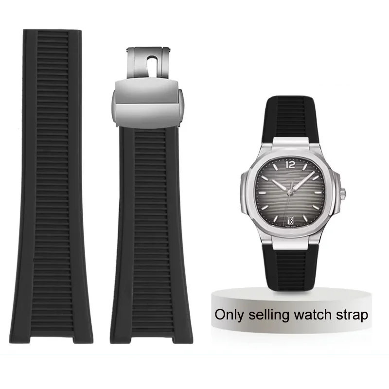 Siliconen Horlogeband Voor Pat - Patek Philippe Watch Nautilus recensie en prijs