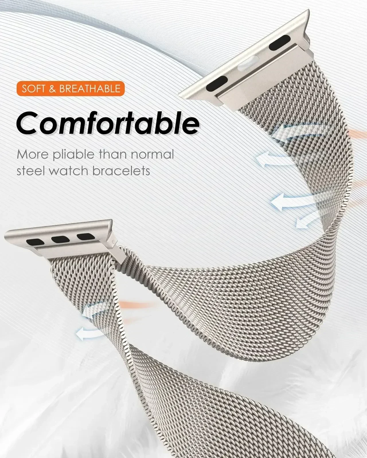 Metal Milanese band voor Apple - Milanese Loop Magnetic recensie en prijs