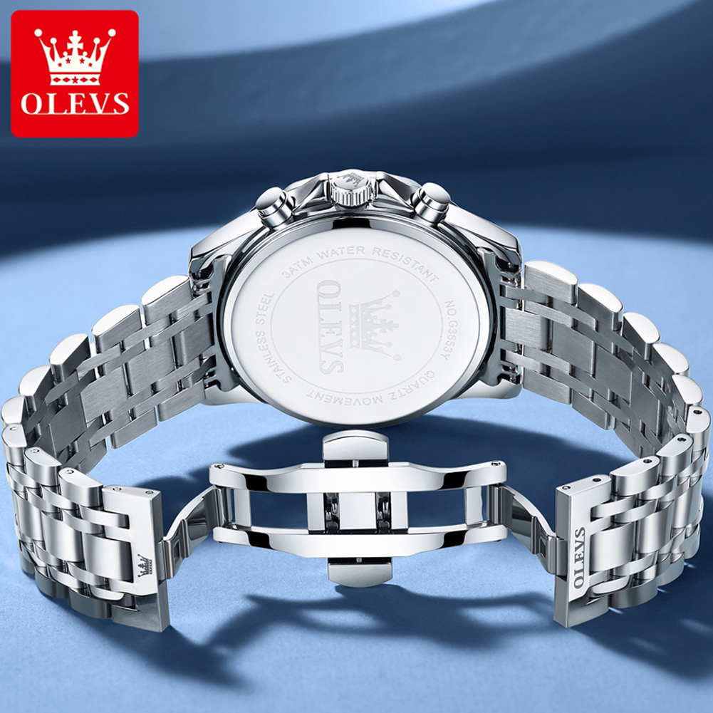 OLEVS 3653 Merk Maanfase Kalen - Cartier Watch Tank recensie en prijs