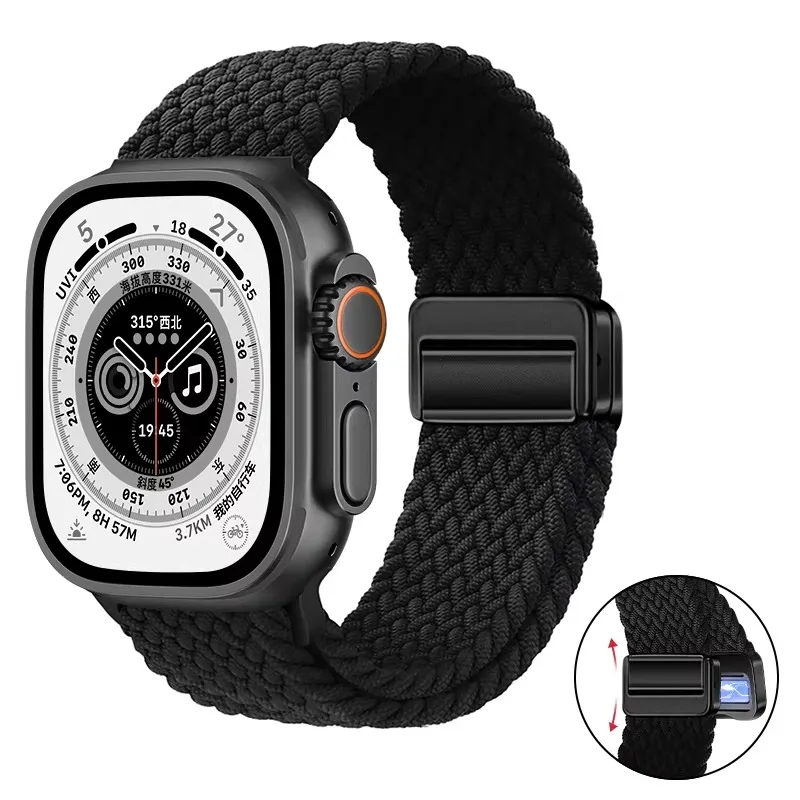 Nylon band met lus voor Apple  - Milanese Loop Magnetic recensie en prijs