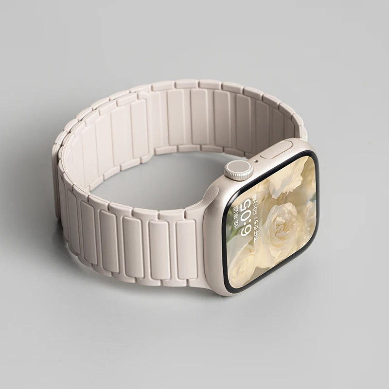 Magnetische siliconen band voo - Milanese Loop Magnetic recensie en prijs