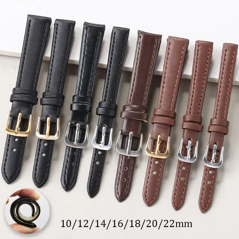 PU lederen band 10mm 12mm 14mm - Suede Strap Watch recensie en prijs