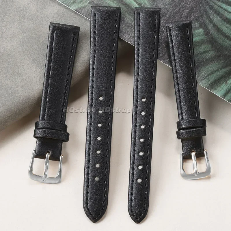 PU lederen band 10mm 12mm 14mm - Suede Strap Watch recensie en prijs