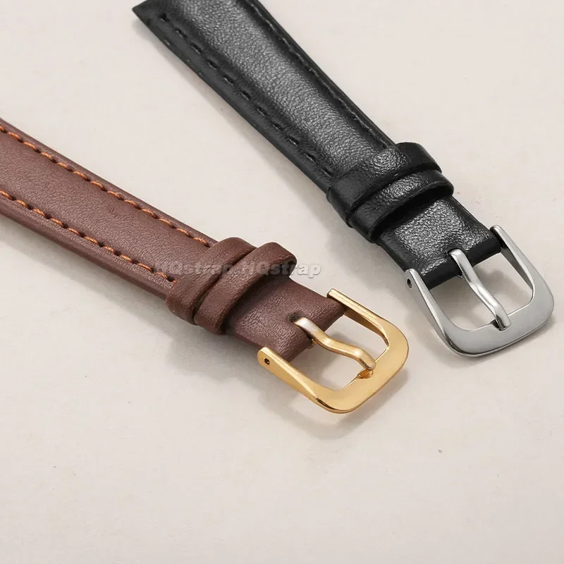 PU lederen band 10mm 12mm 14mm - Suede Strap Watch recensie en prijs