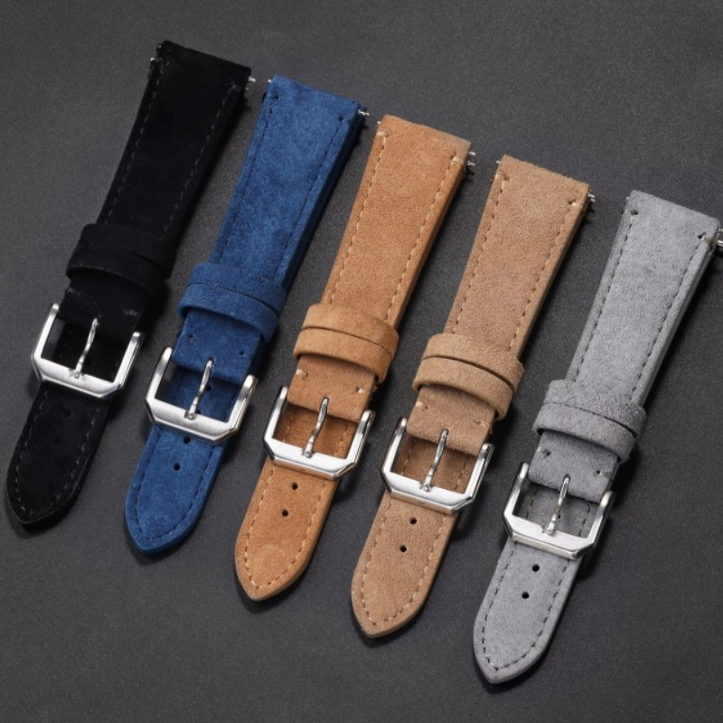 Vintage Suede 18mm Lederen Hor - Suede Strap Watch recensie en prijs