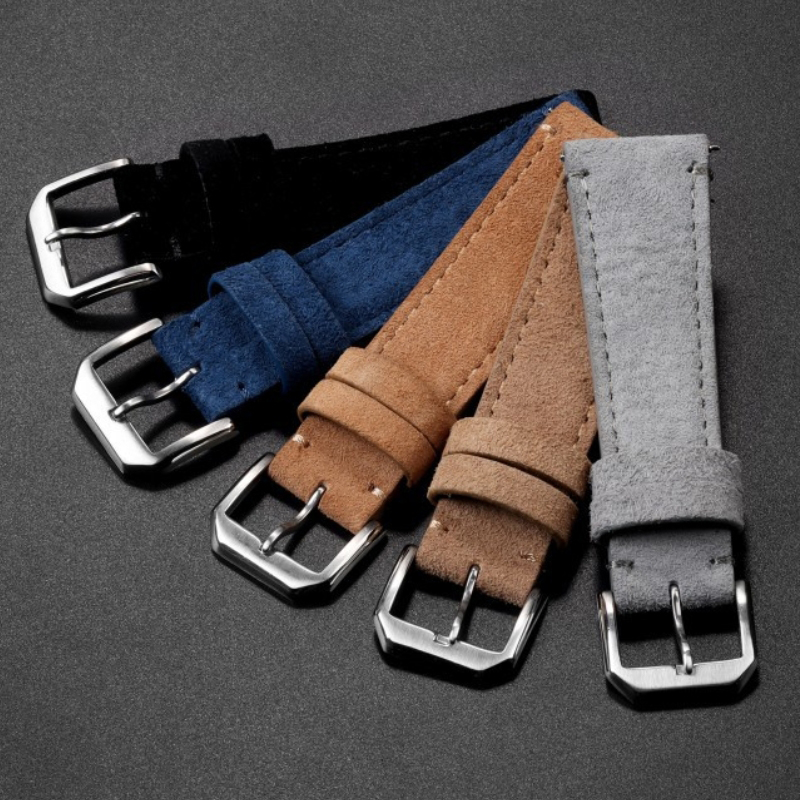 Vintage Suede 18mm Lederen Hor - Suede Strap Watch recensie en prijs